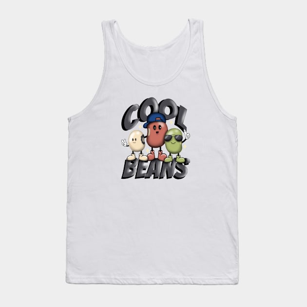 Cool beans Tank Top by Manxcraft